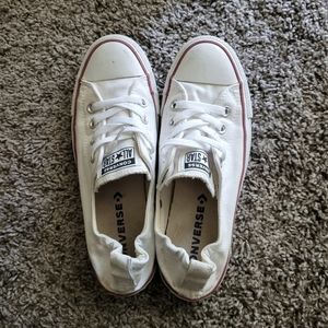 White slip-on converse